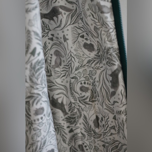 Handmade Wool and Cotton Sleep Sack in Forest Fairies - Picture 5 of 5